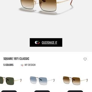 Ray bans 1971 square frames